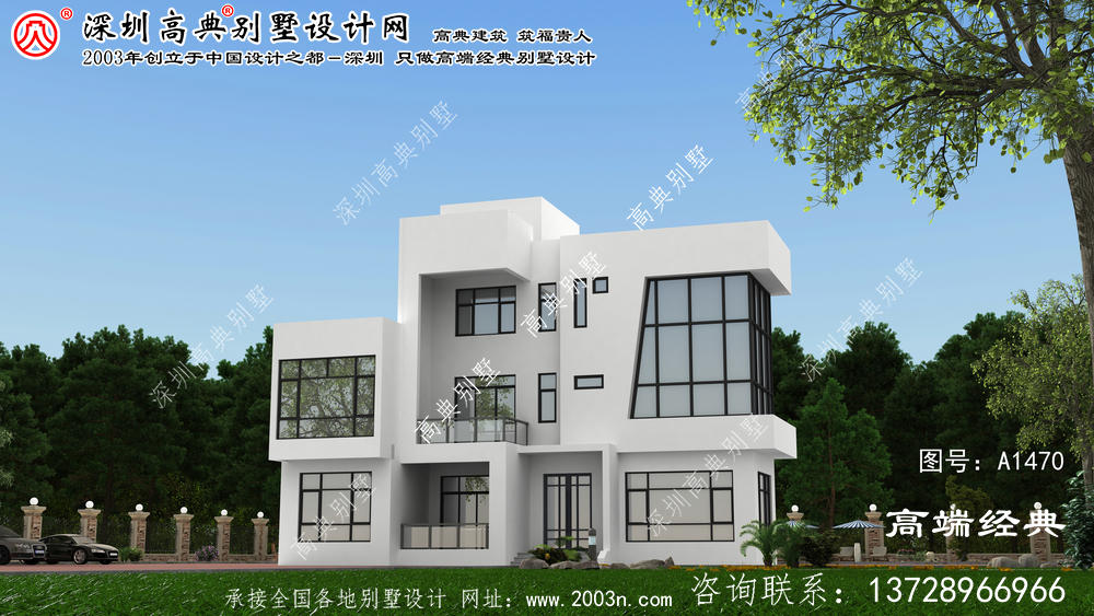 柳州市別墅圖紙帶效果圖