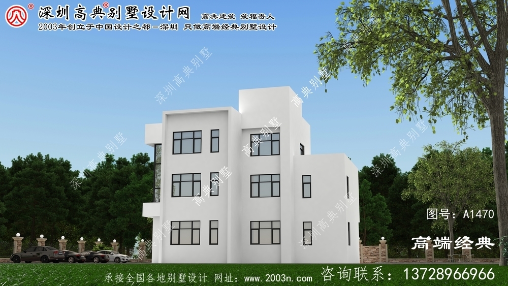 柳州市別墅圖紙帶效果圖