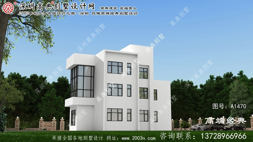 柳州市別墅圖紙帶效果圖
